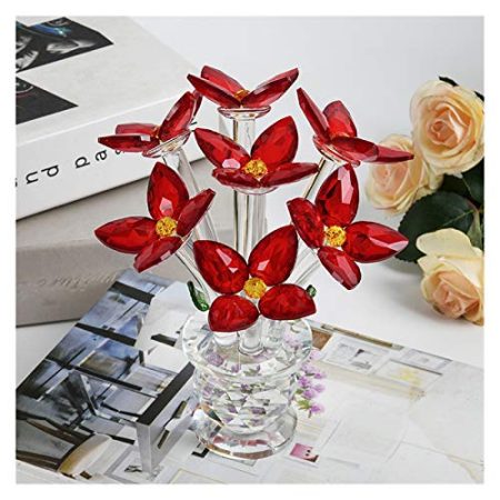 jbshop Desktop Dekoration Kristallblume Wohnzimmer TV-Kabinett Kreative kleine Möbel für Freundin Geburtstagsgeschenke Büro-Handwerk Zubehör Wohnkultur Produkte (Color : A)