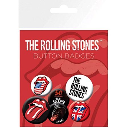 GB Eye The Rolling Stones Lippen Abzeichen Pack