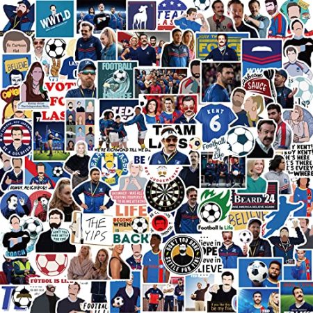 Aufkleber Pack [100-PCS], Classic TV Show Ted Aufkleber, Wasserdichte Graffiti Decal Vinyl Aufkleber für Laptop Auto Kofferraum Gitarre