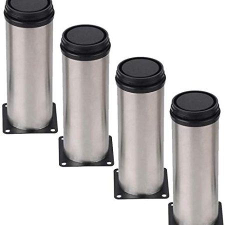 Tischbeine verdickte verstellbare Niture Fußstütze Beine Edelstahl Schrankfüße Küchenschrank Sofa TV Schrank Fuß Zubehör/30Cm/12In