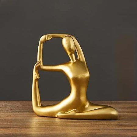 xuejuanshop Mädchen Figuren Dekoration Zubehör abstrakte Figur Ornamente Wohnzimmer Yoga Studio Dekor Geschenk (Type : A)
