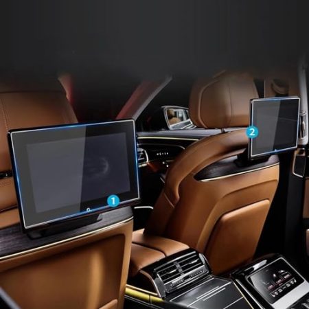 Auto Navi Folie Zubehör Auto Aufkleber Carplay Screen Protector Für A8 2023 Navigation Dash Panel Gehärtetem Glas Schutz Film Auto GPS Zubehör (Size : Set TV HD)