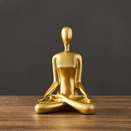 xuejuanshop Mädchen Figuren Dekoration Zubehör abstrakte Figur Ornamente Wohnzimmer Yoga Studio Dekor Geschenk (Type : B)