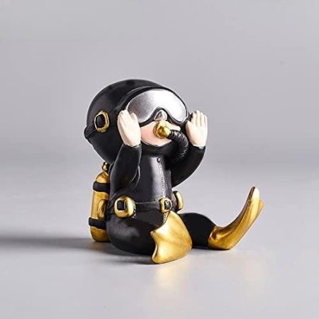 xuejuanshop Moderne Heimkulpturen Dekoration Zubehör Harz Figur Ornaments Dekoration Miniatur Wohnkultur Geschenk (Color : Plum)