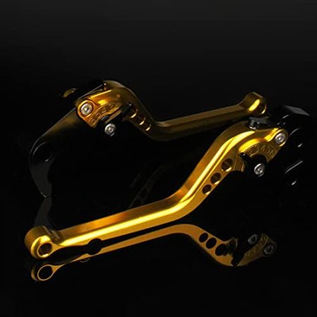 Hauptbremszylinder CNC Motorrad Einstellbare Bremse Kupplung Hebel Griff Zubehör Für Suzuki Für GSF1200 Bandit TV GSF 1200 1997-2000 Kupplungshebel (Color : 177mm Gold)