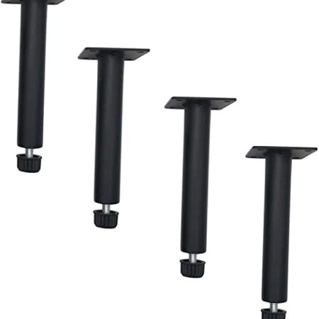 Verstellbare Metall-Möbelbeine, 4 Stück, Eisenstützbeine für Sofa, Couchtisch, TV-Ständer, Schrank, Ersatzbeine mit Schrauben, Hardware-Zubehör für Schrank, 210 mm Größe