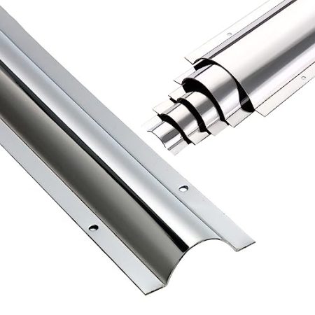 HAIXHX Kabelkanal Edelstahl Kabel, Kabelverlängerungssysteme mit halbkreisförmiger Schraube Zum Schutz von Kabeln und zur Verhinderung von Sturzgefahr (Color : Length 100cm/39.4in, Size : No.9)