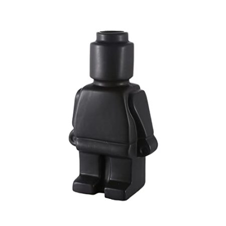 Vasen Europäischen Stil Keramik Statue Kreativität Mann TV Schrank Desktop Blumenvase Moderne Dekoration Zubehör for Wohnzimmer Vase/Blumenvase (Color : B)