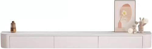 Hängender TV-Schrank, Wandmontage, für Zuhause, Wohnzimmer, Schlafzimmer, hängender TV-Schrank, Wandmontage, Router-Aufbewahrungsschrank, weiß, 120 cm
