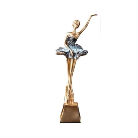 XUXINYCS Ästhetische elegante Ballett-Mädchen-Statue, dekorative Ornamente, Wohnzimmer, TV-Schrank, Dekoration, Zubehör, Heimdekoration, Basteln