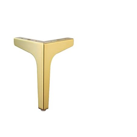 VISAML 4-teilige Möbelbeine aus Metall, for Sofa/TV-Schrank/Couchtisch/Badezimmerschrank, Möbel, Ersatz for Stützfüße, Zubehör (Color : Gold 13CM)