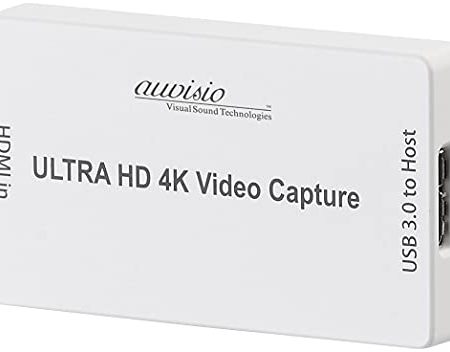 auvisio Recorder: HDMI-Video-Rekorder & Streaming-Box, 4K / UHD, USB 3.0, 30 Bilder/Sek. (HDMI Videorecorder, HDMI Recorder, Kopfhörer Adapter)