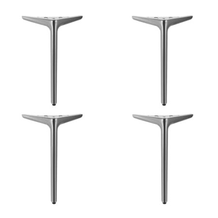4 Stück Möbelbeine,Dreieckige Möbelfüße,Stützbeine aus Metall,Dreieckige Möbelbeine aus Metall,DIY-Möbelersatzbeine,für Badezimmerschränke,Nachttische,Stühle (350mm/13.7in,Gun black)
