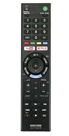 VINABTY RMT-TX300E Fernbedienung für Sony TV KDL-32WE613 KDL-40WE663 KDL-40WE754 KDL-40WE755 KDL-49WE663 KDL-49WE665 KDL-49WE755 RMTTX300E KD49X7000E KD55X7000E KD60X6700E KDL32W660E KDL40W660E
