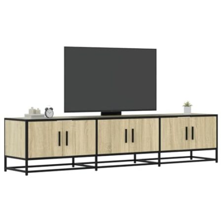 AJJHUUKI Outdoor-Möbel-TV-Schrank Sonoma Eiche 180x35x41 cm Holz-Möbel