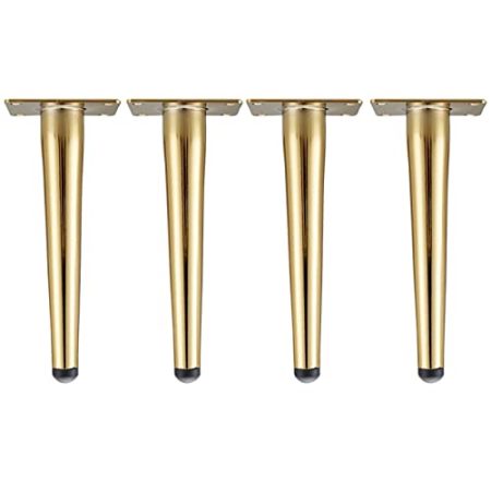 Badezimmerschrank Fußstütze Beine, Niture Schrankfuß TV Schrankstütze Couchtisch Schrank Fuß, Gold Metall Fuß Zubehör/Gold/25Cm