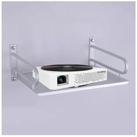 HJDQMDHA Beamer-Zubehör Wandmontierte Projektorhalterung, universelle Unterstützung für Router/Set-Top-Box/Kabelbox/WiFi-Router, TV-Box, Projektorhalterung Platzsparendes