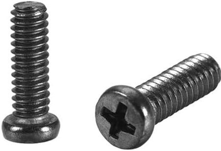 XYWHPGV M2x7mm Kreuzschlitzschraube Schwarz für Laptop PC TV Lüfter Audio Schalter 200 Stück(dda86 74493 02daf 33217 cc243 0c0b0