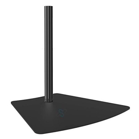 HFTEK® Zubehör für Monitor-Halterungen - Standfuß-Platte mit 40 cm langem Rohr (HF400MB)