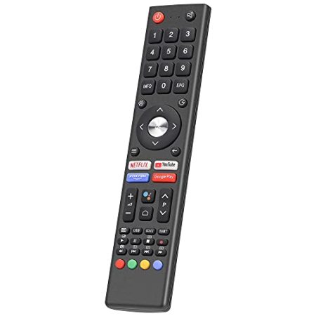 Gvirtue Fernbedienung Ersetzen für Changhong UHD TV - Passend für Changhong Fernbedienung U43H7A U43H7S U50H7S U55H7S für OK. ODL24771HN-TAB ODL50672U-TAB für Saba SA24S46A9 SA32S67A9 SA40S67A9
