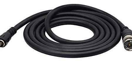 zdyCGTime BNC auf Cinch-Verlängerungskabel, Cinch-Stecker auf BNC-Stecker, Composite-Video-Verbindungskabel für Überwachungskamerasysteme von DVR auf TV (1,5 m)