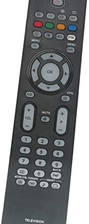 ALLIMITY RC2034301/01 Fernbedienung Ersetzen fit für Philips HD LCD TV 20PFL5522D 42PFL7662D/05 42PFL7662D 37PFL5552D/05 20PFL5522D/12 23PFL5522D/12 50PFP5532D 52PFL5603D/27 19PFL5522D/12