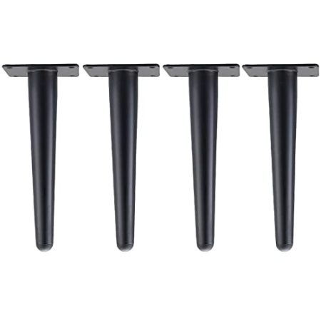 Badezimmerschrank Fußstütze Beine, Niture Schrankfuß TV Schrankstütze Couchtisch Schrank Fuß, Gold Metall Fuß Zubehör/Schwarz/30Cm