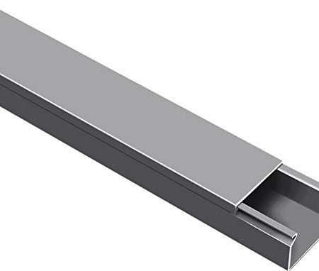 20m Kabelkanal Selbstklebend (60x40mm BxH, Grau)
