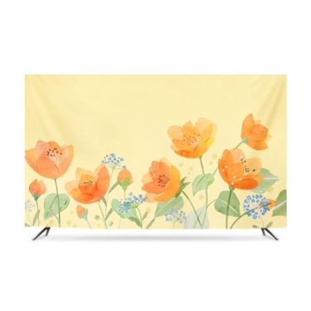 VUT Tv-schutzhülle, Staubdichte Abdeckung Für Tv, Polyester-Stoff, Tv-dekor-zubehör(Size:78IN,Color:B)