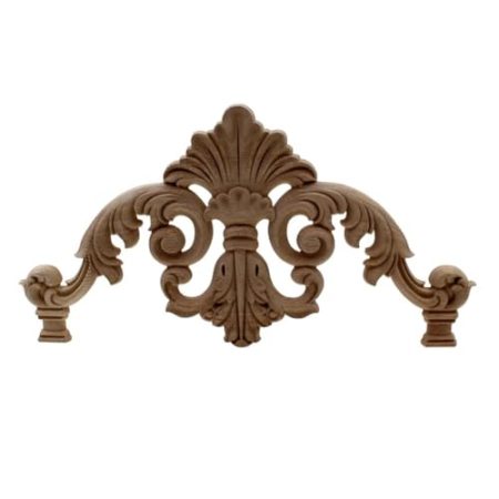 Holzmöbel-Applikation, Dekoration, Heimdekoration, Vintage-Gartendekoration, Maison-Zubehör, Ornamente, 38 x 20 x 3 cm