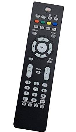 ALLIMITY RC2034301/01 Fernbedienung Ersatz für Philips HD LCD TV 19PFL5602D 20HF5335D 23PFL5322 26PFL3512D 26PFL7532D/05 32PFL5522D 37PFL5522D 52PFL7403D
