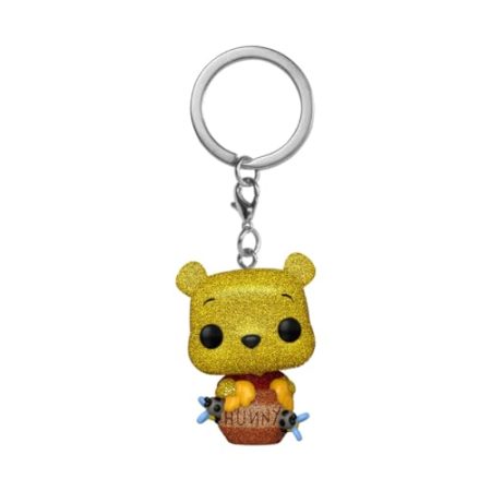 Funko POP! Keychain: Disney Winnie The Pooh - Diamant-Glitzer, 4-inch, Collectible, Toys - Vinyl-Minifigur Zum Sammeln Neuartiger Schlüsselanhänger - Strumpffüller - Geschenkidee - TV Fans - Minifigur