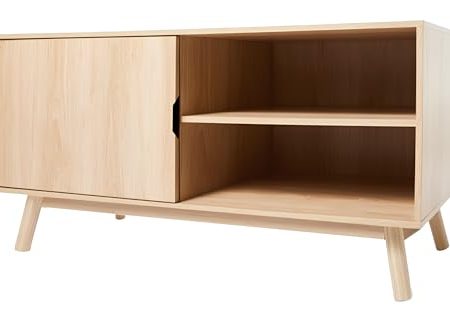 FORNOR TV-Schrank, Holz, Beige, 100 x 40 x 50 cm