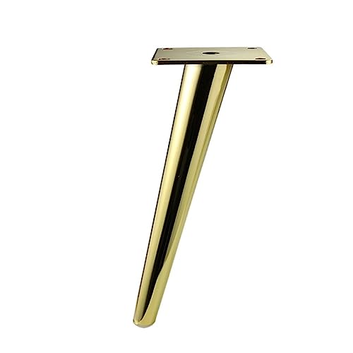 4 Teile/Satz Metall Möbel Beine Gold Vertikale Geneigte Rohr Sofa Füße for TV Schrank Schrank Füße Unterstützung Möbel Zubehör (Color : Inclined 100MM)