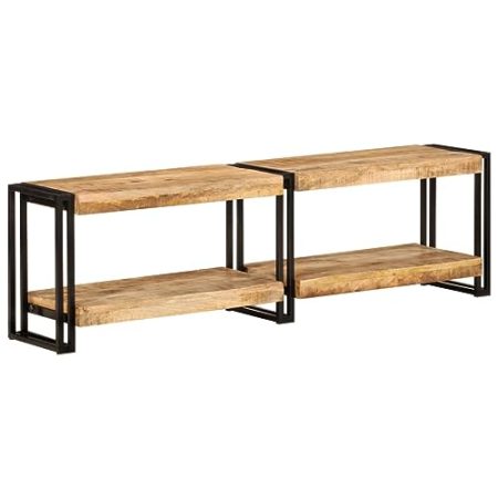 AIJUUKJP Dieser Artikel- TV-Schrank 140x30x40 cm Massivholz Mango-Nice