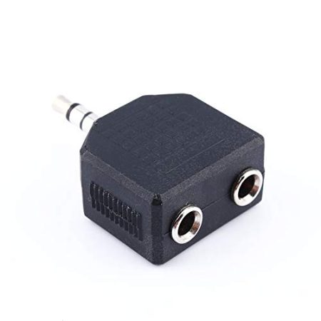 AKLOSIPY 1 X 3,5 Mm Stecker-Kopfhörer-Splitter-Adapter, auf 2 Ohrhörer Double A für Stereo-Sound, 3,5 Mm für Kopfhörer, Kompatibel mit Telefonen, Tablets und Laptops