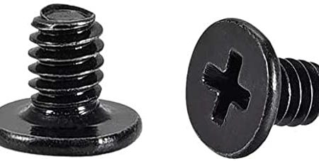 XYWHPGV M2x3mm Kreuzschlitzschraube Schwarz 3,8mm Durchmesser Schraubenkopf für Laptop PC TV Lüfter Audio Schalter 200 Stück(6f74f 2fa79 57298 7d21b 934b8 1ec43