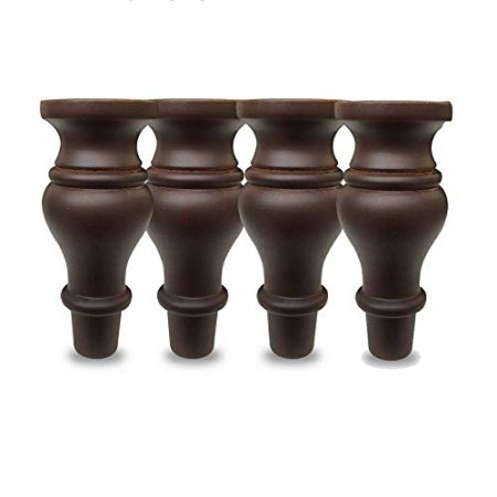 Furniture legs Sofa Beine Füße Aus Massivem Holz, KüRbisföRmige MöBelfüße, Zubehör Für Tv-Ständer Couchtische, Hochgezogene Möbel