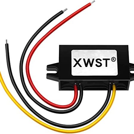 XWST DC DC 36V 48V auf 24V Spannungsregler 1A 24W Wechselrichter 30-60V zu 24V Abwärtstransformator-Adapter für LED Auto