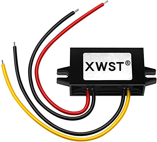 XWST DC DC 36V 48V auf 24V Spannungsregler 1A 24W Wechselrichter 30-60V zu 24V Abwärtstransformator-Adapter für LED Auto