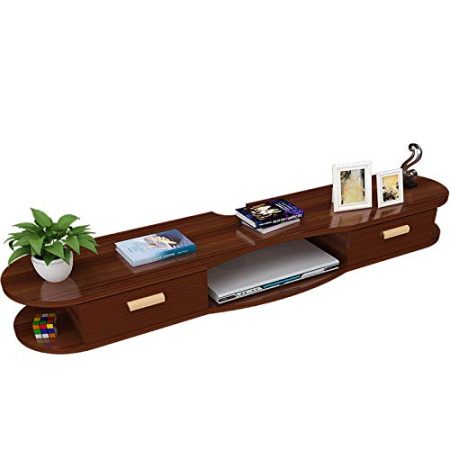 Vendics Wandhängender Tv-Schrank, Multifunktionales Schwebendes Unterhaltungsgerät, Tv-Hintergrund-Wandregal Für Wohnzimmer Und Schlafzimmer/B/140Cm