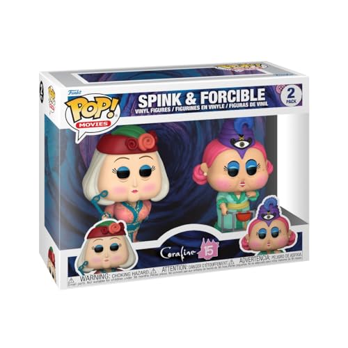 Funko Pop! Movies: Coraline 15th - Spink & Miss Forcible 2PK - Vinyl-Sammelfigur - Geschenkidee - Offizielle Handelswaren - Spielzeug Für Kinder und Erwachsene - Movies Fans - Modellfigur Für Sammler