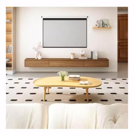 TV-Schrank aus Massivholz, Wandmontage, hängend, kleine Wohnung, modernes Schlafzimmer, Wohnzimmer, hängender TV-Schrank (160 cm)