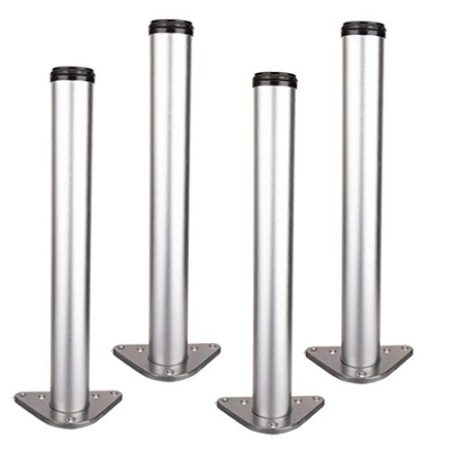 Aluminiumlegierung Tischbeinstütze, 4 Stück, Höhenverstellbare Tragsäule Bar, Hardware-Zubehör (Farbe : C, Größe : 20cm)