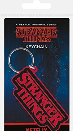 1art1 Stranger Things Logo Fan-Schlüsselanhänger 6x4 cm