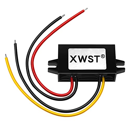 XWST DC DC Spannungswandler 8V-22V auf 6V Wasserdicht Konverter 12 V auf 6V 3A 18W Stromwandler für Telefon Auto Audio Radio LED-Anzeige