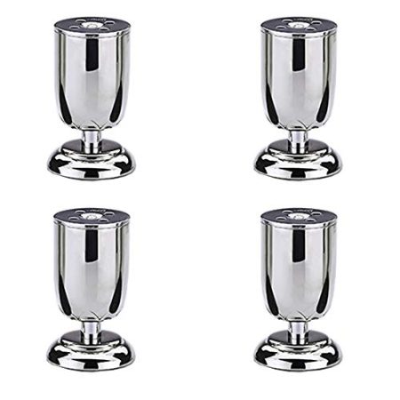 JFUNANQH Sofafüße Zubehör, Edelstahl-Schrankfüße, verstellbare Schrankfüße, Couchtischfüße, TV-Schrankfüße, Tischfüße, Stützfüße