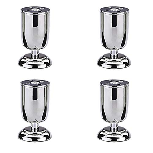 JFUNANQH Sofafüße Zubehör, Edelstahl-Schrankfüße, verstellbare Schrankfüße, Couchtischfüße, TV-Schrankfüße, Tischfüße, Stützfüße