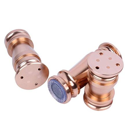 FWZJ Möbelbeine X4, Dickes Metall verstellbares Sofa Fußstütze Ersatz schweres Bein, TV-Tischschrank Badezimmerschrank Bettschrankfüße, DIY Hardware-Zubehör