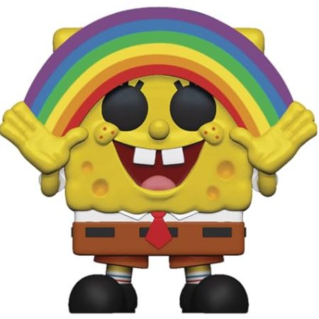 Funko Pop! Vinyl: Animation Spongebob Squarepants : Spongebob - (Rainbow) - Vinyl-Sammelfigur - Geschenkidee - Offizielle Handelswaren - Spielzeug Für Kinder und Erwachsene - TV Fans